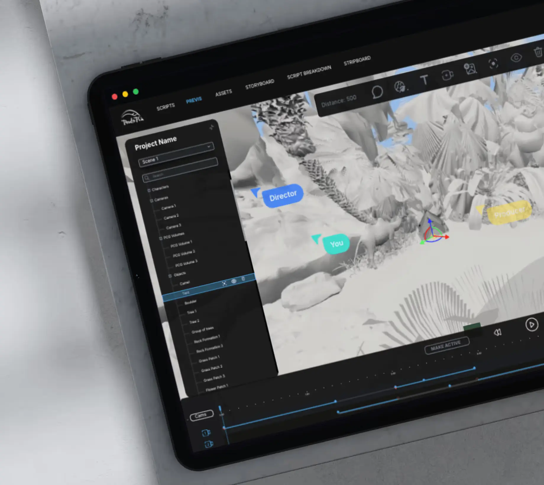 AI-Assisted Cinematic Design Platform detail