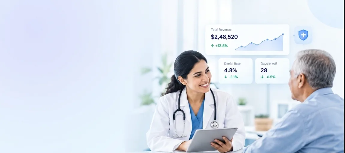 Revenue cycle management software development mockup by Agnotic