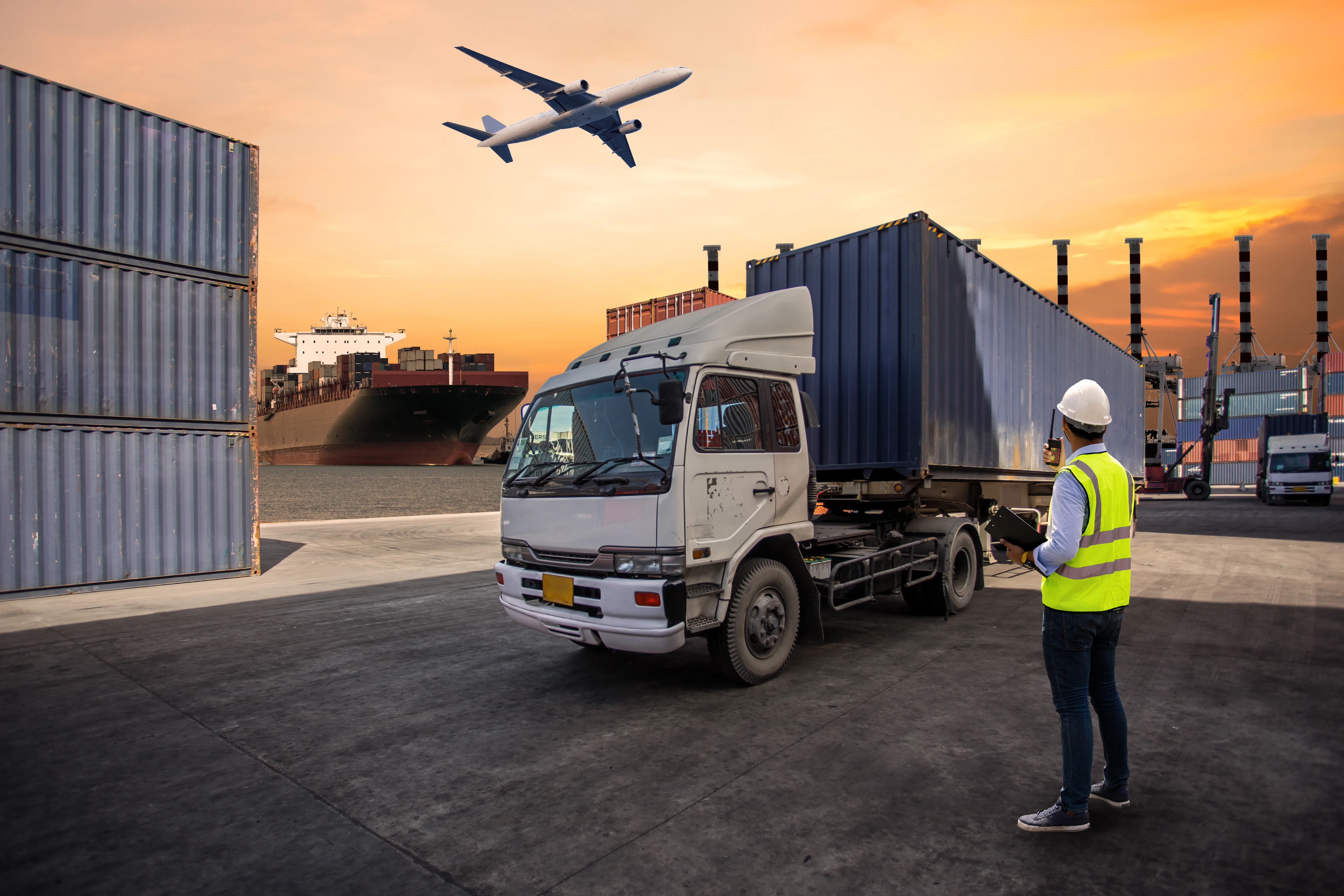 Logistics operations managed with custom software
