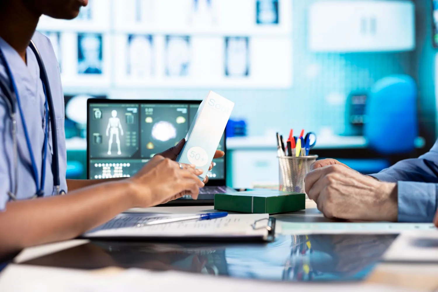 SMART on FHIR app launching inside an EHR workflow