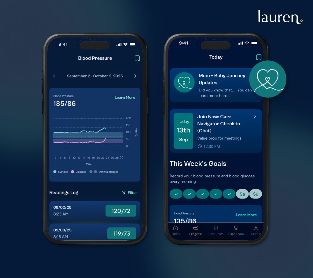 My Lauren Maternal Health Platform | Built by Agnotic detail