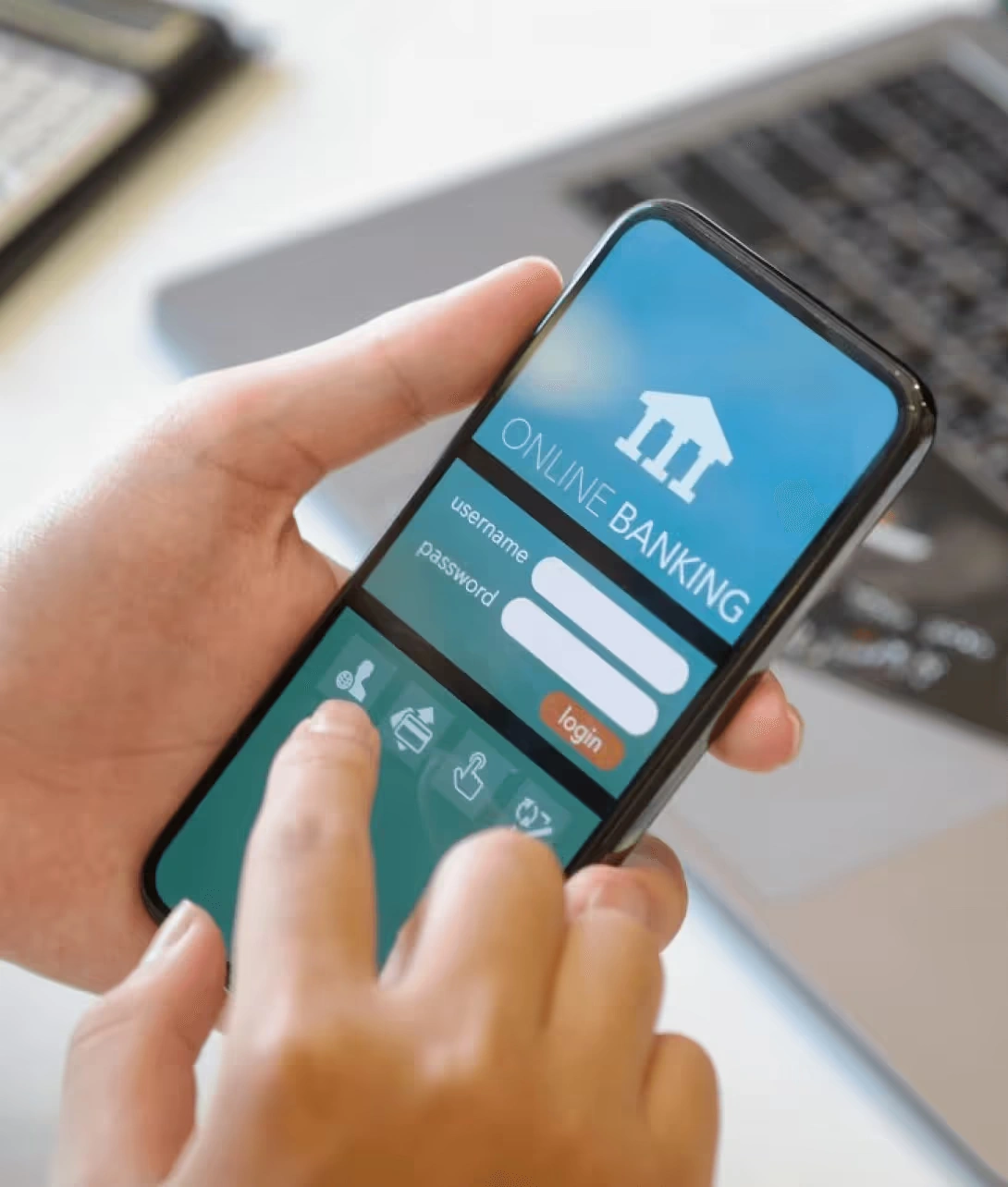 Financial services app with improved conversational navigation