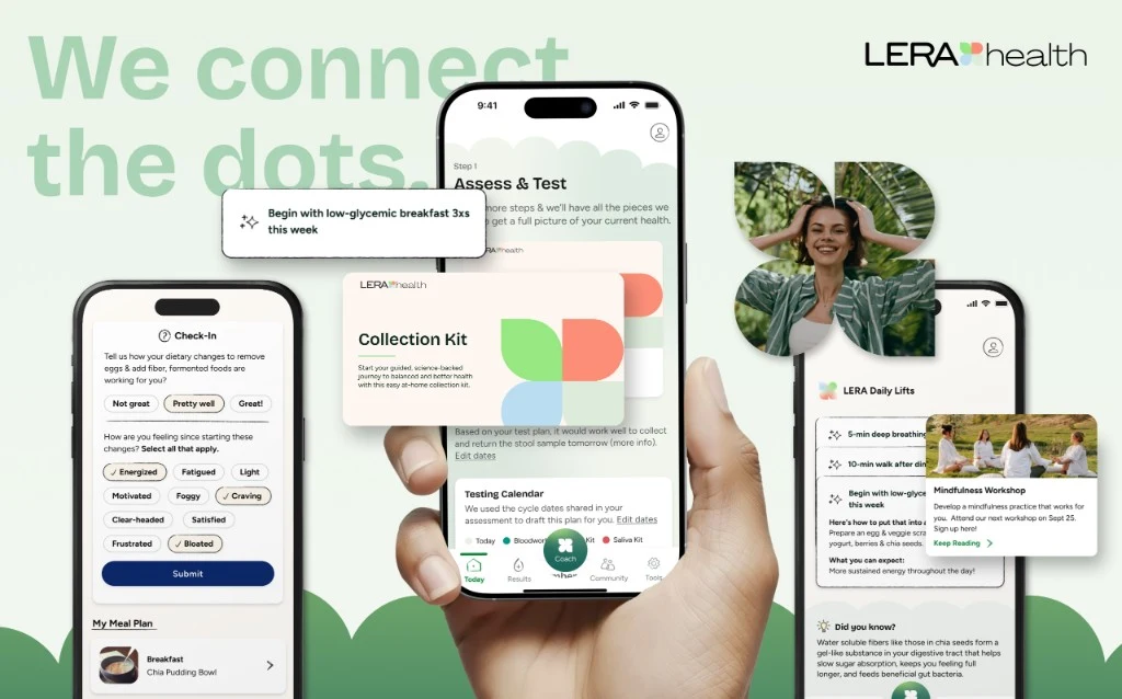 Lera health mobile app experience