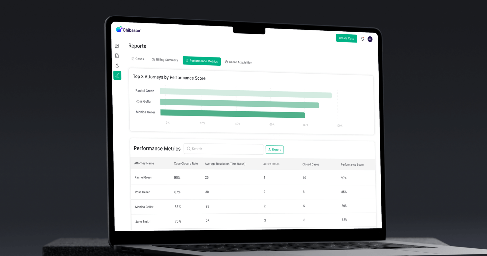 Custom legaltech case management platform